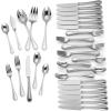 Lenox Stratton Flatware Set, Silver, 65 Piece(Chelse Muse)