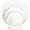 Kate Spade New York Gardner Street Platinum Pasta Bowl, 1.05 LB(5-Piece Place Setting)