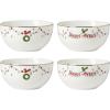 Lenox 894167 Merry Grinchmas 4-Piece All-Purpose Bowl Set, Christmas Dinnerware
