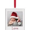 Lenox 895767 2024 Frame Charm Metal Ornament, Christmas(Love)