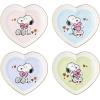 Lenox Dinnerware Set, Snoopy Valentine’s Day Heart Accent Plates Set, Service For 4, Porcelain Plates With Gold Accents, Dishwasher And Microwave Safe, Dishes, Home And Kitchen (Assorted, 4 Pieces)