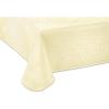 Lenox Opal Innocence 60” x 84” White Rectangle Tablecloth – Machine Washable, Wrinkle-Resistant, Table Cover(Ivory)