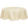 Lenox Opal Innocence 90″ Round Tablecloth, Ivory