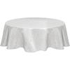 Lenox Opal Innocence 90″ Round Tablecloth, White