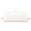 Lenox Opal Innocence Carved Butter Dish, White –