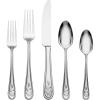 Lenox Stratton Flatware Set, Silver, 65 Piece(Holiday)