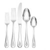 Lenox Stratton Flatware Set, Silver, 65 Piece(Noella)
