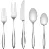 Lenox Stratton Flatware Set, Silver, 65 Piece(Sculpt)