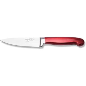 Hampton Forge Red Rorik 3.5″ Paring Knife/Clear Blade Guard, 0.25 LB(Paring Knife)