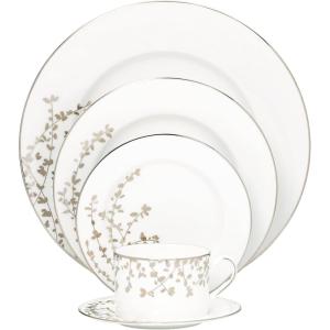 Kate Spade New York Gardner Street Platinum Pasta Bowl, 1.05 LB(5-Piece Place Setting)