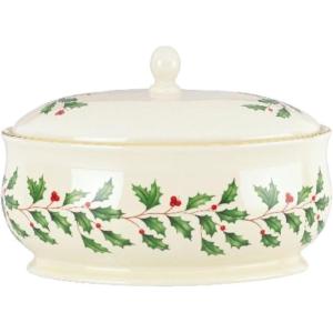 Lenox 863646 Holiday Covered Dish, Christmas Theme