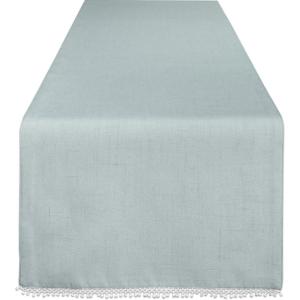 Lenox French Perle Solid 70″ Runner, Pistachio(Ice Blue)