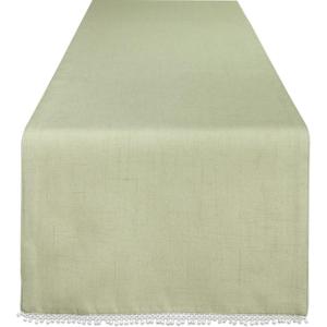 Lenox French Perle Solid 70″ Runner, Pistachio(Pistachio)