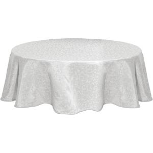 Lenox Opal Innocence 90″ Round Tablecloth, White