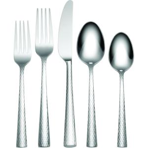 Lenox Stratton Flatware Set, Silver, 65 Piece(Gladstone)