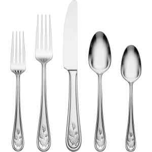 Lenox Stratton Flatware Set, Silver, 65 Piece(Holiday)