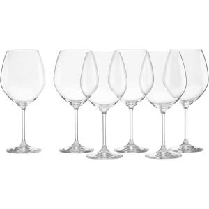 Lenox Tuscany Classics Red Wine Glasses, 24 Ounces, Set of 6,Clear