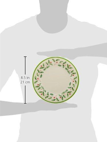 imageLenox 863668 Holiday 4Piece Melamine Accent Plate Set 12 cubic inches Christmas Dinnerware Hosting155 LB Pack of 12