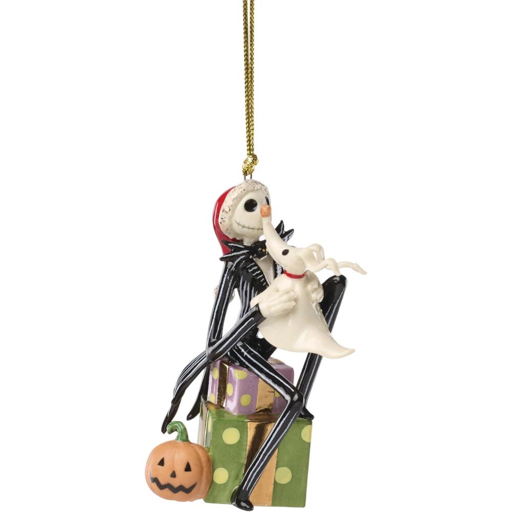 imageLenox 897598 Nightmare Before Christmas Santa Jack Skellington Ornament Christmas Holiday Decorations