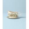 Lenox 843318 Holiday Gravy Boat and Stand, Christmas Hosting