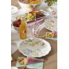 Lenox 856373 Butterfly Meadow Melamine 4-Piece Dinner Plates, Lightweight Melamine Material(4 Count)