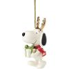 Lenox 895787 Snoopy with Gift Ornament, Christmas