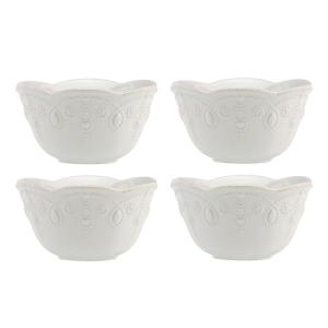 Lenox 895724 French Perle Fruit Bowls, Set Of 4, White