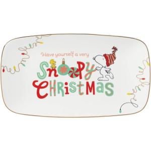 Lenox 896636 Snoopy Christmas Hors Doeuvres Tray