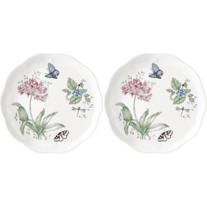 Lenox Butterfly Meadow Blue Butterfly Dinner Plate, Round, 1 Count (Pack of 1)(1 Count (Pack of 2))