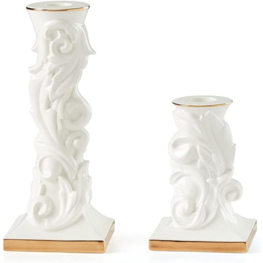 imageLenox 893459 Autumn Studio Dinner Plate Set 596 4PieceCandlesticks Set of 2