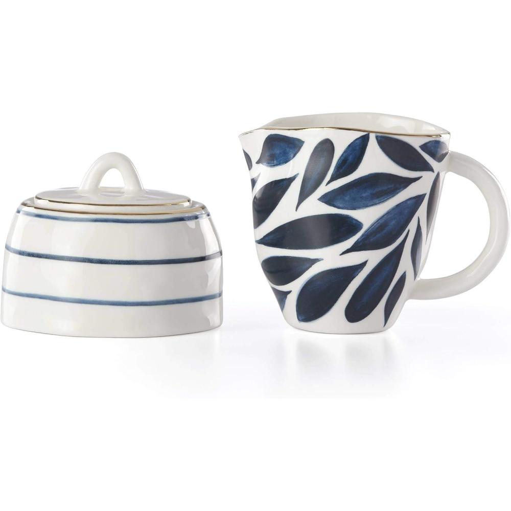 imageLenox Blue Bay 2Piece Creamer amp Sugar Bowl Set 115 LB