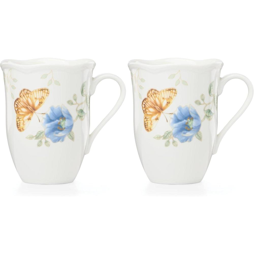 imageLenox Butterfly Meadow Fritillary Accent Plate12 Ounces Pack of 2