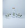 Lenox 896709 Holiday 5-Piece Decanter & Whiskey Glass Set, Christmas Dinnerware, Hosting