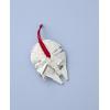 Lenox 897556 Millennium Falcon Metal Ornament, Christmas, Holiday Decorations