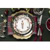 Lenox Dinnerware, Nutcracker Ballet Tidbit Plates, Service for 4, Microwave Safe & Dishwasher Safe Porcelain, Pasta and Salad Dinnerware, Christmas Decor, Nutcracker Ballet (Assorted Plates, 4 Piece)