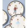 Lenox Dinnerware, Nutcracker Ballet Tidbit Plates, Service for 4, Microwave Safe & Dishwasher Safe Porcelain, Pasta and Salad Dinnerware, Christmas Decor, Nutcracker Ballet (Assorted Plates, 4 Piece)