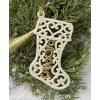 Lenox Ornament, 2025 A Year to Remember Stocking Ornament, Porcelain with Gold Accents and Gold Cord for Hanging, Tree Decorations, Winter Decor, Winter Tree Decor, Stocking Design (Cream, 1 Piece)