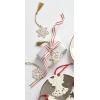 Lenox Ornament, Mini Snowflake 3-Piece Tree Ornament Set, Set Of 3, Porcelain Material, Gold Hanging Cord, Tree Decoration, Christmas Decorations, Christmas Ornaments, Snowflake Design (3 Pieces)