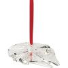 Lenox 897556 Millennium Falcon Metal Ornament, Christmas, Holiday Decorations