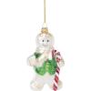 Lenox 898510 2025 Blown Glass Gingerbread Ornament, Christmas, Holiday Decorations