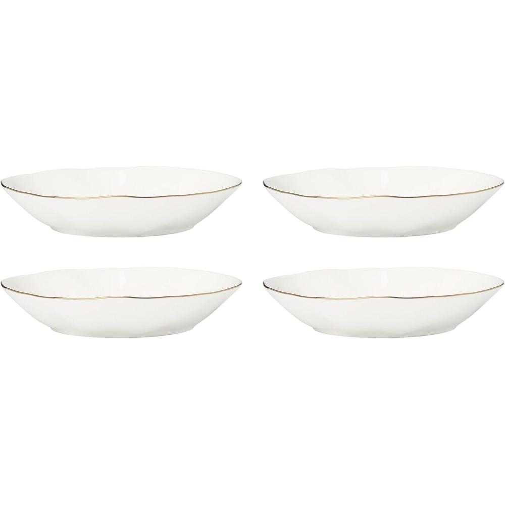 imageLenox 899193 Blue Bay White Pasta Bowls Set Of 4 Service For 4Casual