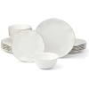 Lenox 899193 Blue Bay White Pasta Bowls, Set Of 4, Service For 4(18-Piece Dinnerware Set)