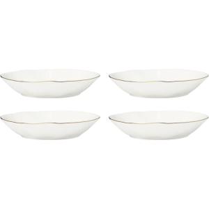 Lenox 899193 Blue Bay White Pasta Bowls, Set Of 4, Service For 4(Casual)