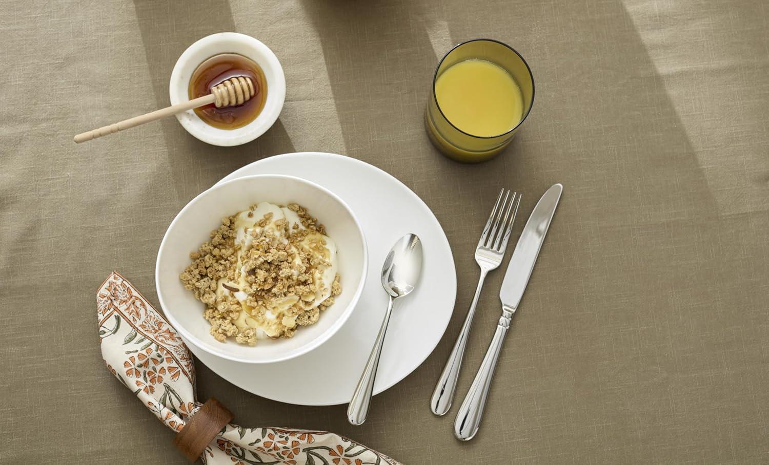 imageLenox Dinnerware Set Studio 1414 Curve 16Piece Set Service For 4 Bone China Material Dishwasher amp Microwave Safe Home And Kitchen Kitchen And Dining Plates And Bowls Sets White 16 Pieces