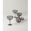 Lenox Glassware, Curva Luxe Coupe Set Of 4, Service For 4, Made From Glass, Dishwasher Safe, Drinking Glasses, Home And Kitchen, Cocktail Glass, Glasses Drinking Set, Home And Kitchen (Gray, 4 Pieces)