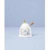 Lenox Home And Kitchen, Butterfly Meadow Beehive Honey Pot, Porcelain Material, Dishwasher Safe, Honey Jar, Honeypot, Bee And Flower Design, Bee Decor, Home Decor (White, 1 Piece, 10 Ounce Capacity)
