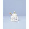 Lenox Home And Kitchen, Butterfly Meadow Beehive Honey Pot, Porcelain Material, Dishwasher Safe, Honey Jar, Honeypot, Bee And Flower Design, Bee Decor, Home Decor (White, 1 Piece, 10 Ounce Capacity)