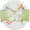 Lenox 856372 Butterfly Meadow Melamine 4-Piece Accent Plates, Lightweight Melamine Material