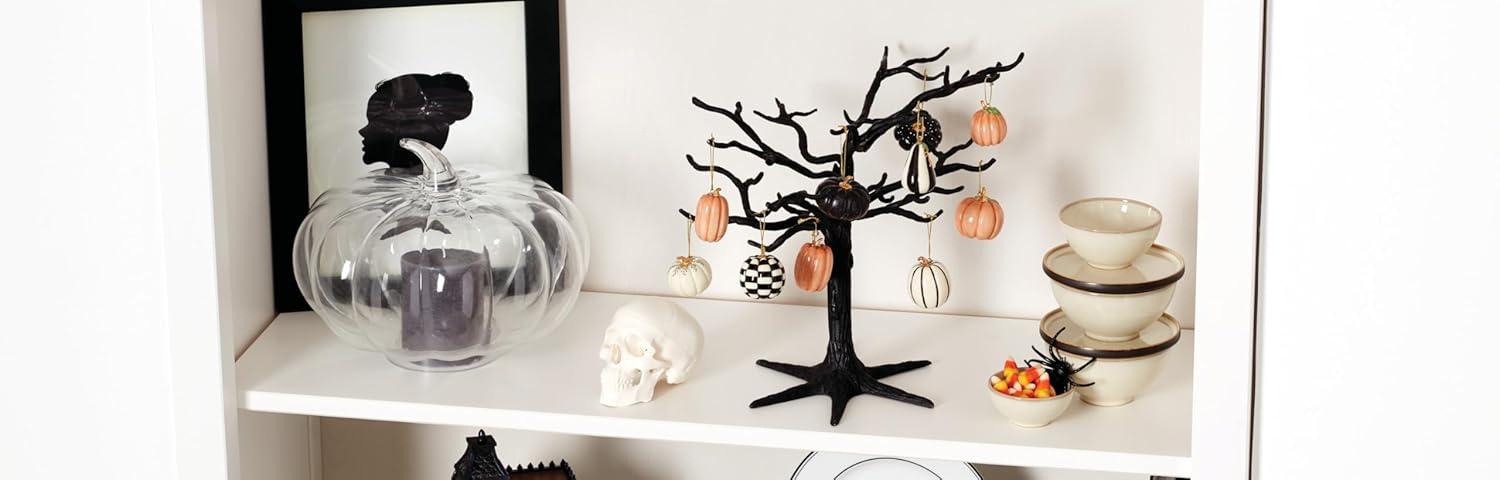 imageLenox 893634 The Nutcracker 10Piece Ornament amp Tree Set Display Stand10Piece Ornament Set Pumpkins