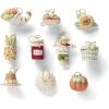 Lenox 893634 The Nutcracker 10-Piece Ornament & Tree Set, Display Stand(10-Piece Ornament Set  Autumn)